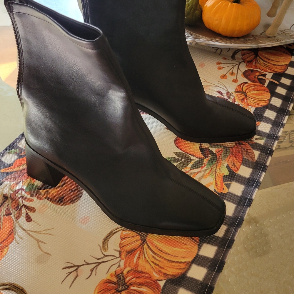 ASOS Black Heeled Boots